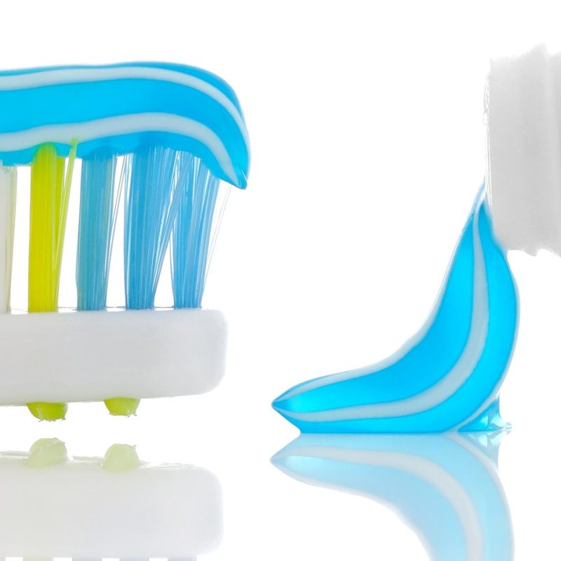 Toothpaste and toothbrush